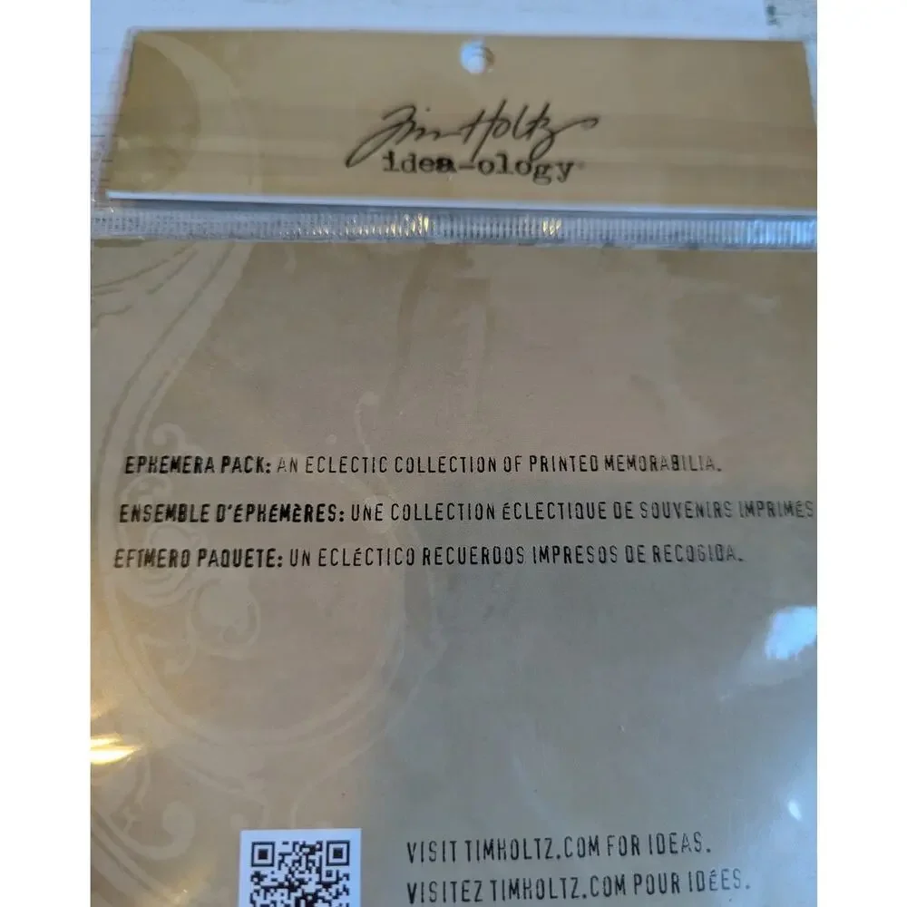 TIM HOLTZ Idea-ology Ephemera Ribbon Gears Steampunk Mixed Media Bundle Lot of 3 - Picture 11 of 11